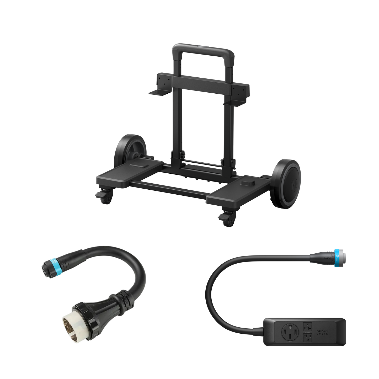 Anker SOLIX E10 AC Generator Adapter + Trolley + 120V/240V Power Strip