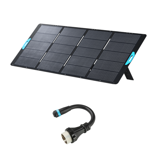 Anker SOLIX E10 AC Generator Adapter + 400W Portable Solar Panel