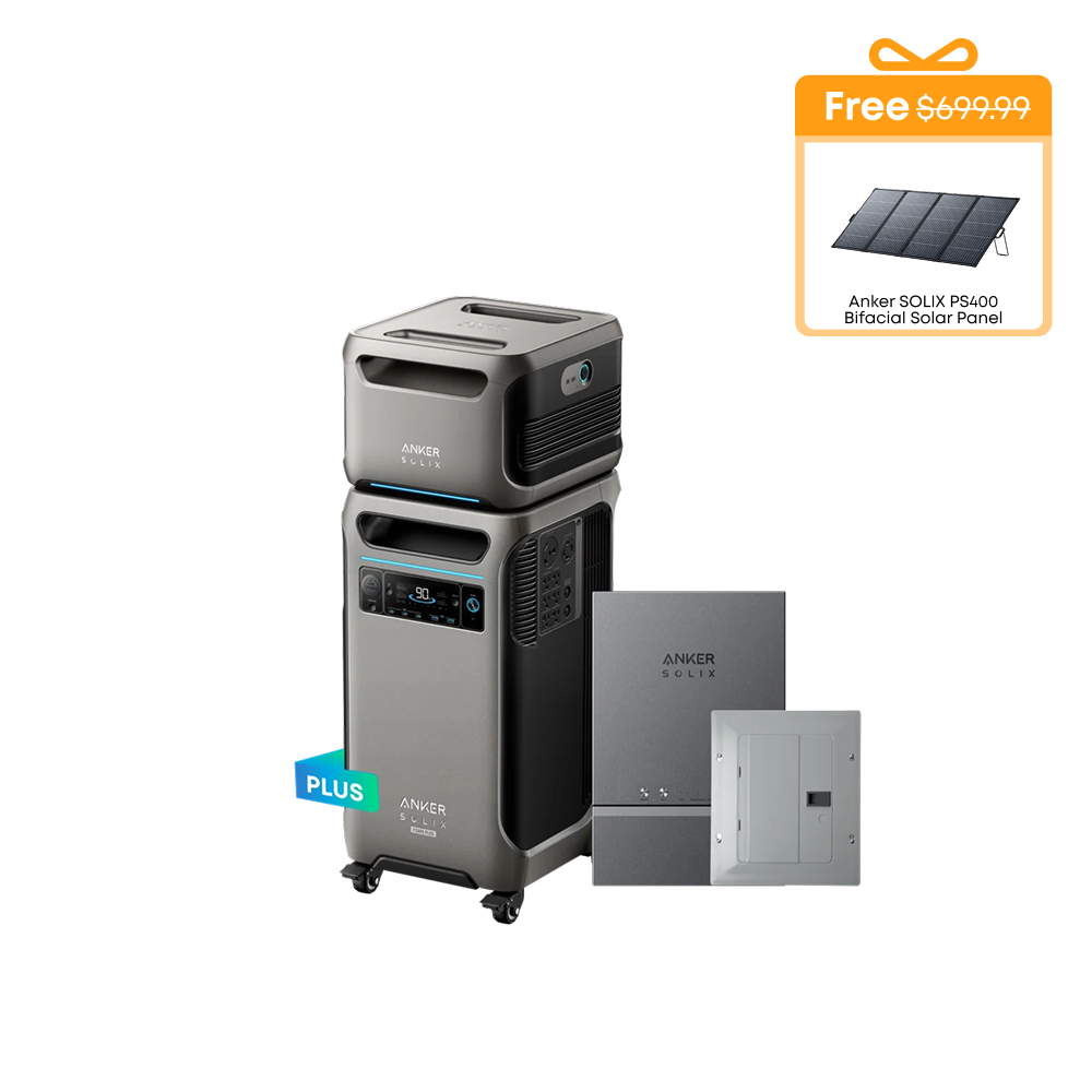 Anker SOLIX F3800 Plus + Expansion Battery + Smart Home Power Kit