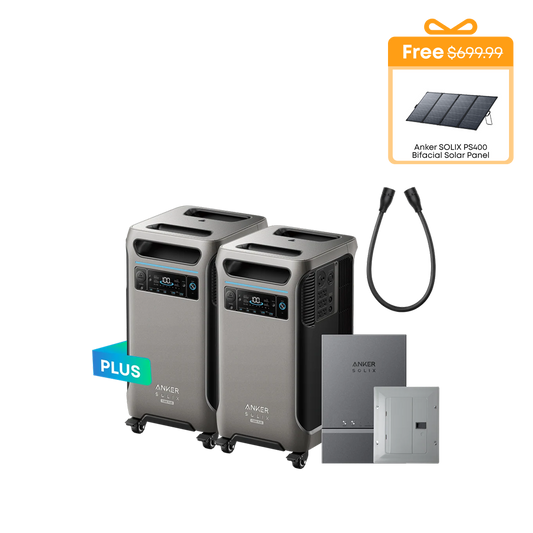 2× Anker SOLIX F3800 Plus + Smart Home Power Kit