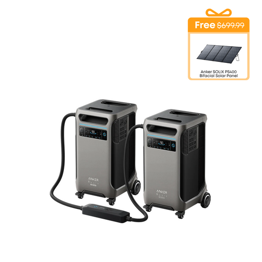 2× Anker SOLIX F3800 Plus + Double Power Hub