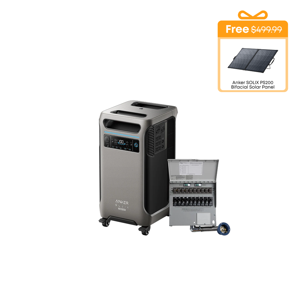Anker SOLIX F3800 Plus + 10-Circuit Manual Transfer Switch