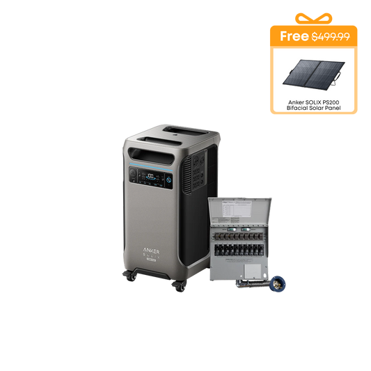 Anker SOLIX F3800 Plus + 10-Circuit Manual Transfer Switch