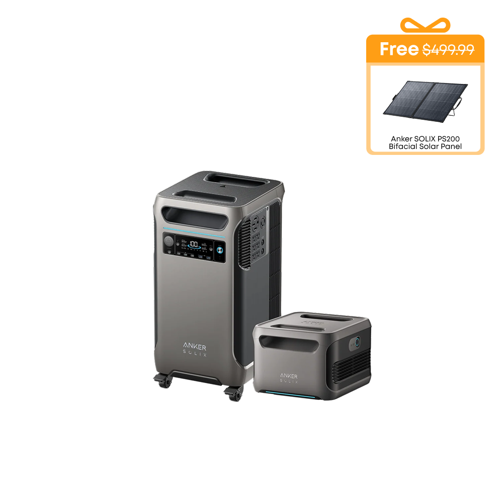 Anker SOLIX F3800 + Expansion Battery - 7680Wh | 6000W