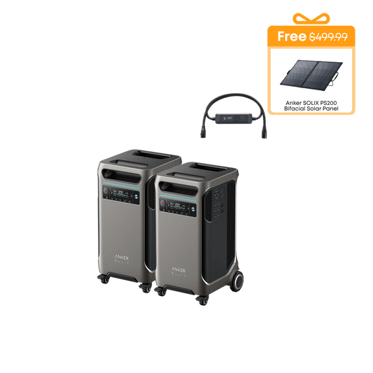 2× Anker SOLIX F3800 + Double Power Hub