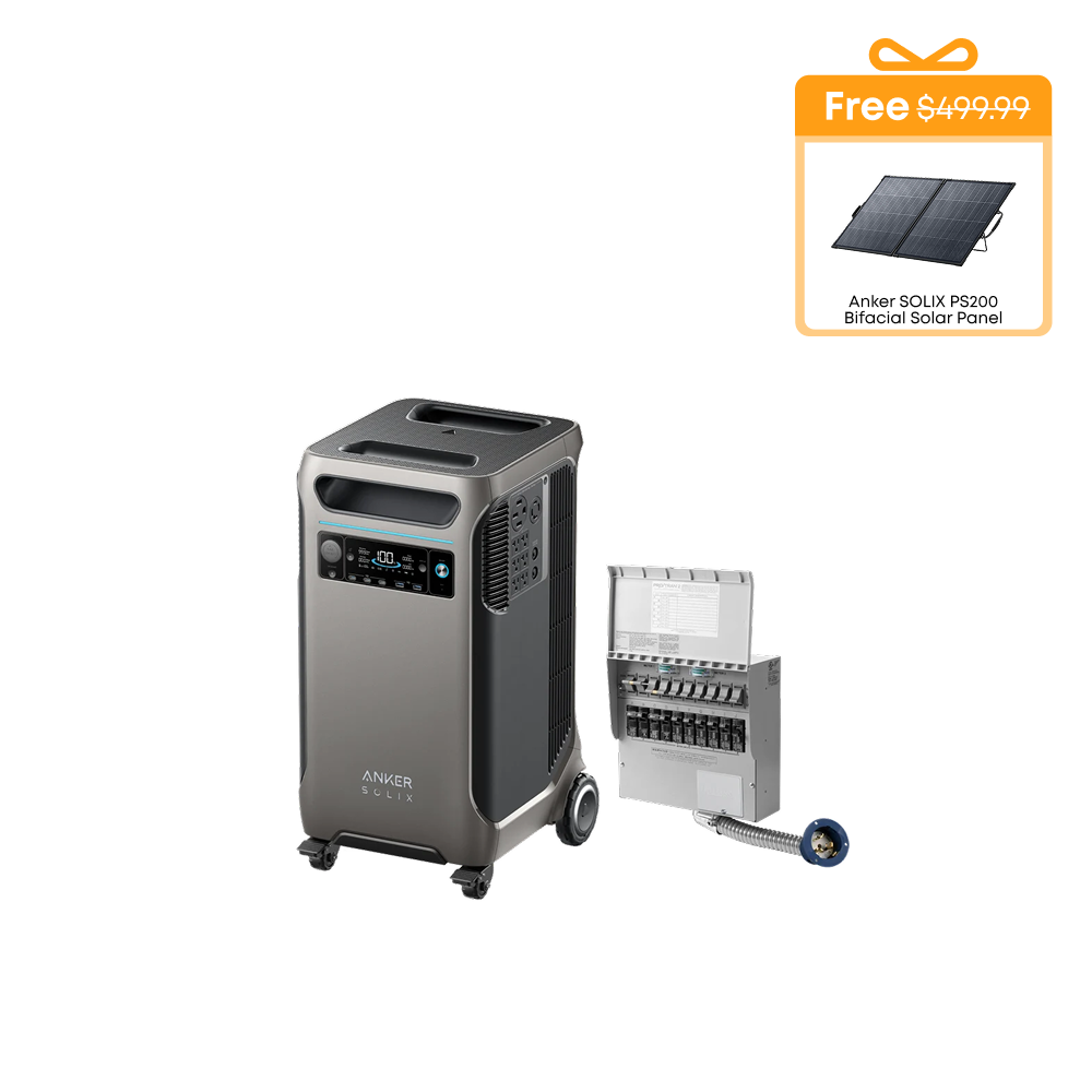 Anker SOLIX F3800 + 10-Circuit Manual Transfer Switch