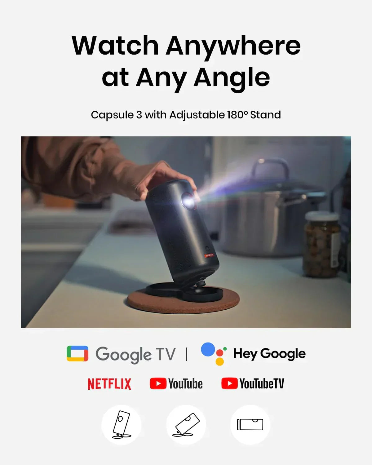 soundcore Nebula Capsule 3 Laser | Laser-Powered Mini Projector