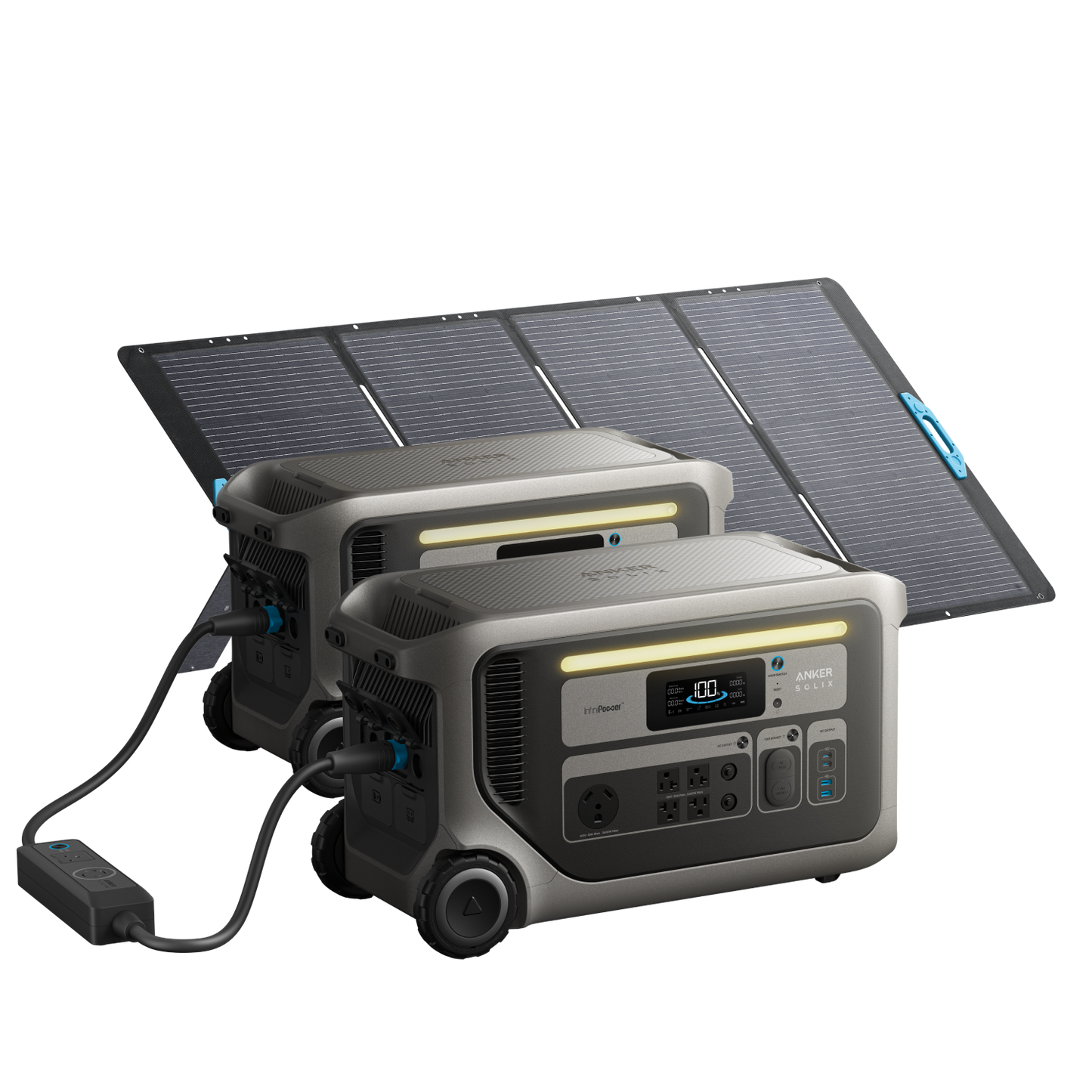 2× Anker SOLIX F3000 Portable Power Station