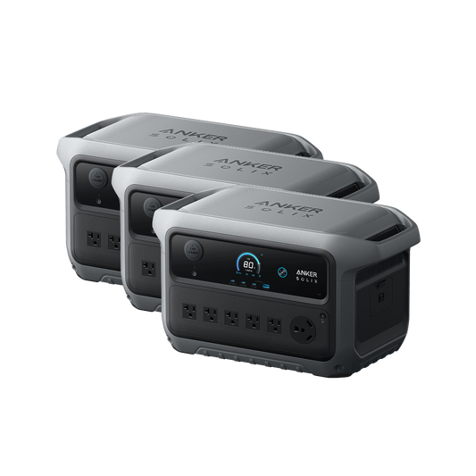 3× Anker SOLIX C2000 Gen 2 Portable Power Station