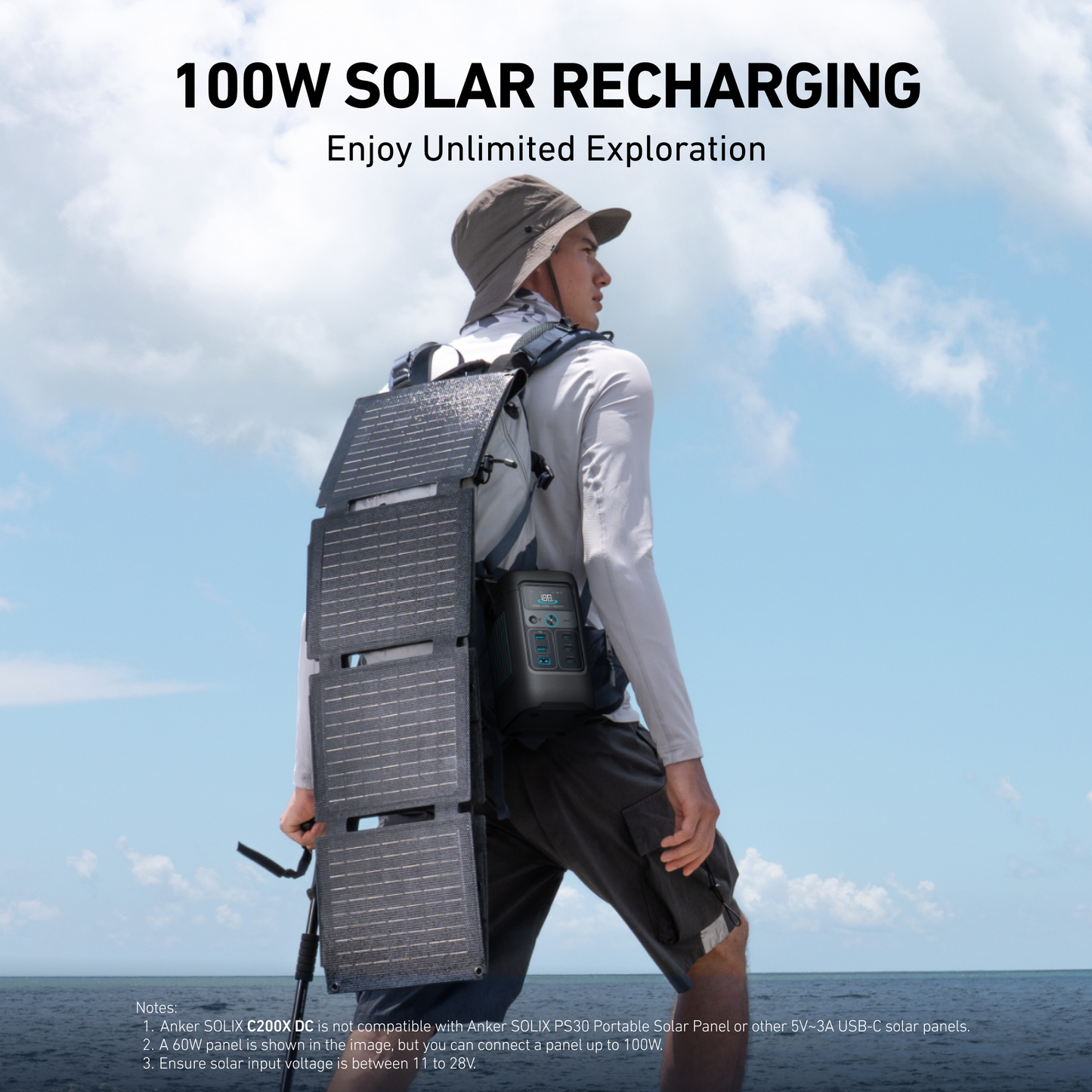 Anker SOLIX C200X DC 192Wh/ 200-Watts Portable Power Station