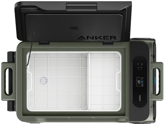 Anker EverFrost Portable Cooler 30 with New 299Wh Battery, Powered by AC/DC/Solar