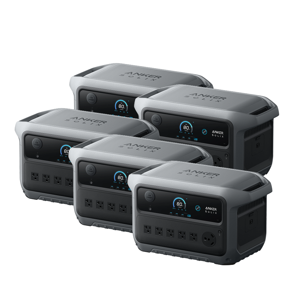 5× Anker SOLIX C2000 Gen 2 Portable Power Station