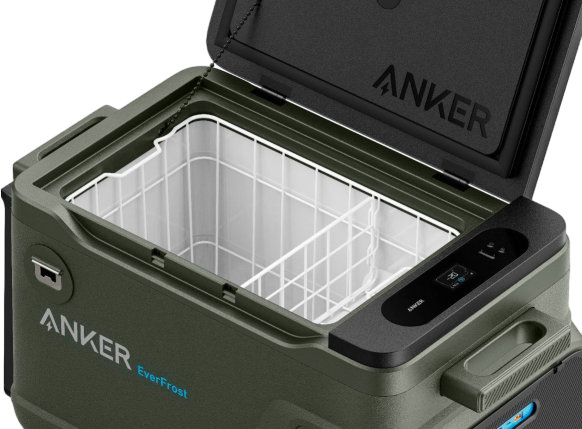 Anker EverFrost Portable Cooler 30 with New 299Wh Battery, Powered by AC/DC/Solar