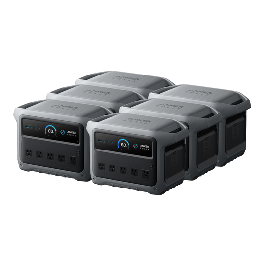 6× Anker SOLIX C1000 Gen 2 Portable Power Station