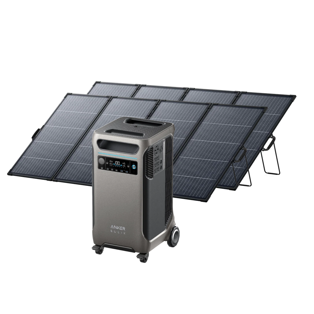 Anker SOLIX F3800 Solar Generator + 2× 400W Solar Panel