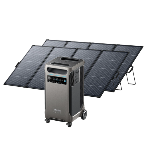 Anker SOLIX F3800 Solar Generator + 2× 400W Solar Panel