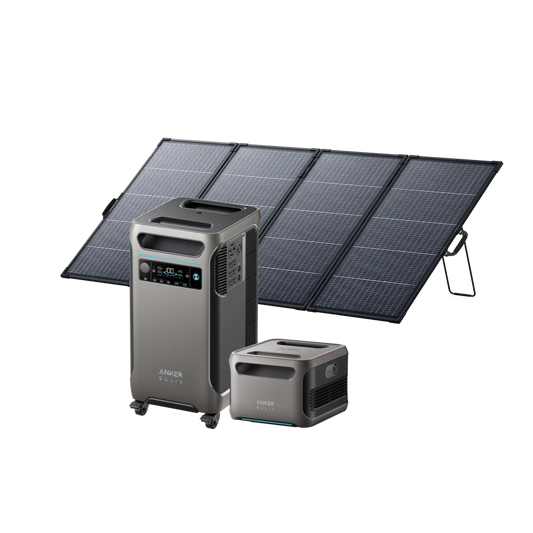 Anker SOLIX F3800 + Expansion Battery + 400W Solar Panel