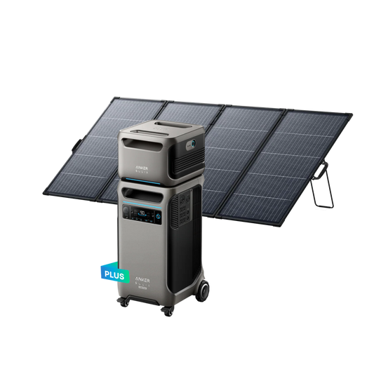 Anker SOLIX F3800 Plus + Expansion Battery  + 400W Solar Panel