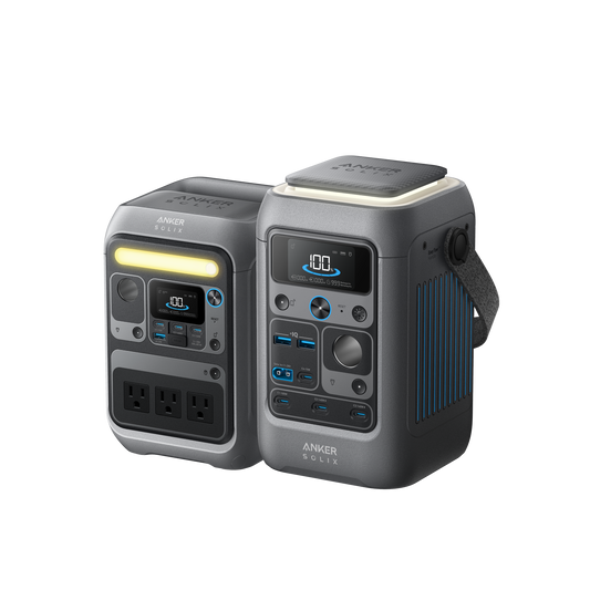 Anker SOLIX C300 Portable Power Station + C300 DC Portable Power Station