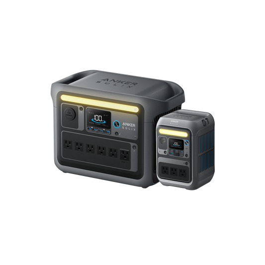 Anker SOLIX C300 Portable Power Station + C1000 Portable Power Station