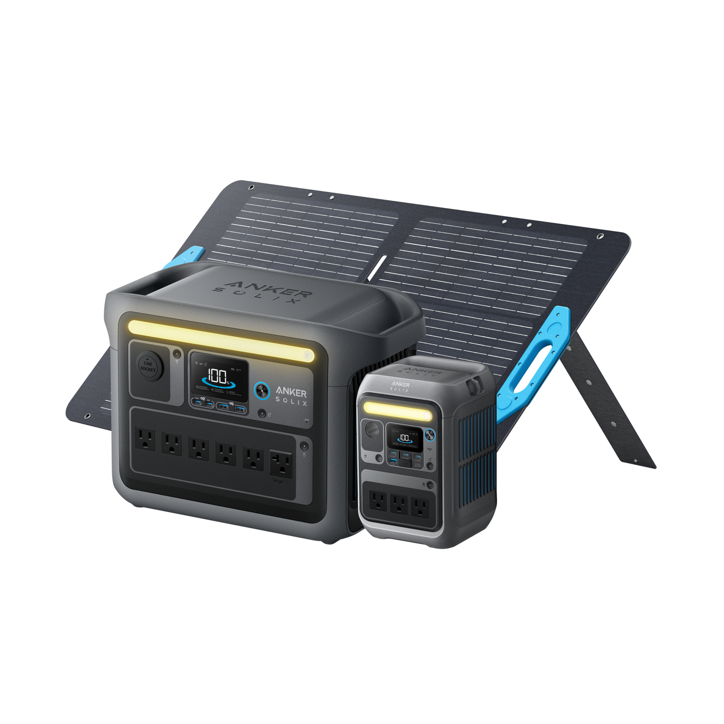 Anker SOLIX C300 Portable Power Station + C1000 Portable Power Station