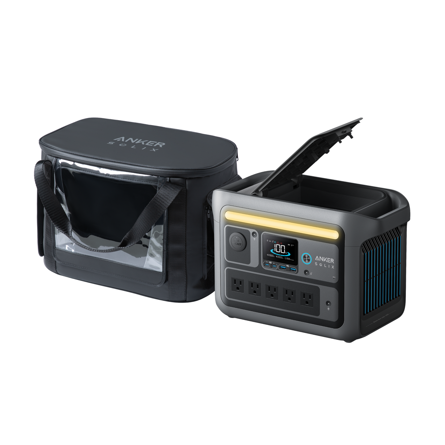 Anker SOLIX C800 Portable Power Station + Water Resistant Bag