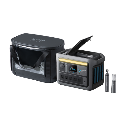 Anker SOLIX C800 Plus Portable Power Station + Water Resistant Bag