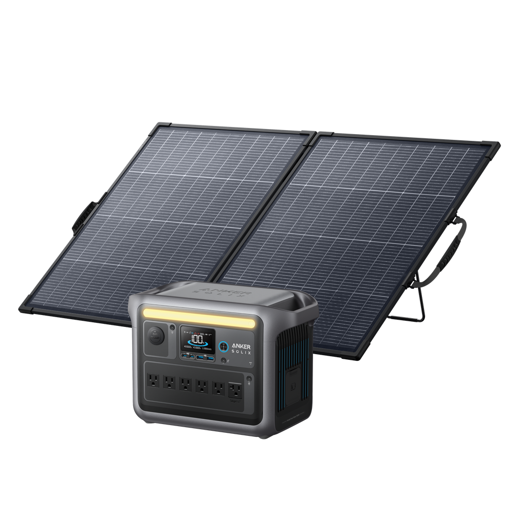 Anker SOLIX C1000 with 200W Bifacial Solar Panel