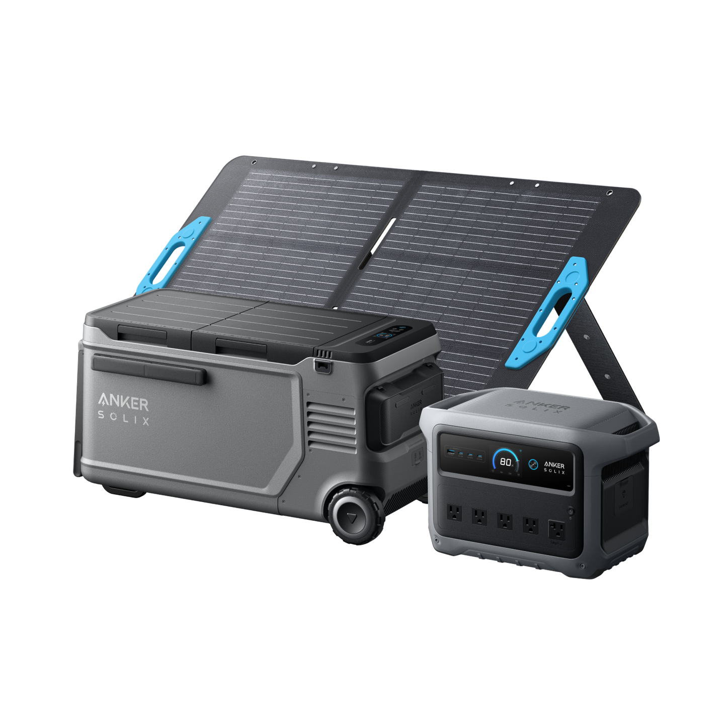 Anker SOLIX C1000 Gen 2 + EverFrost 2 58L Electric Cooler - B