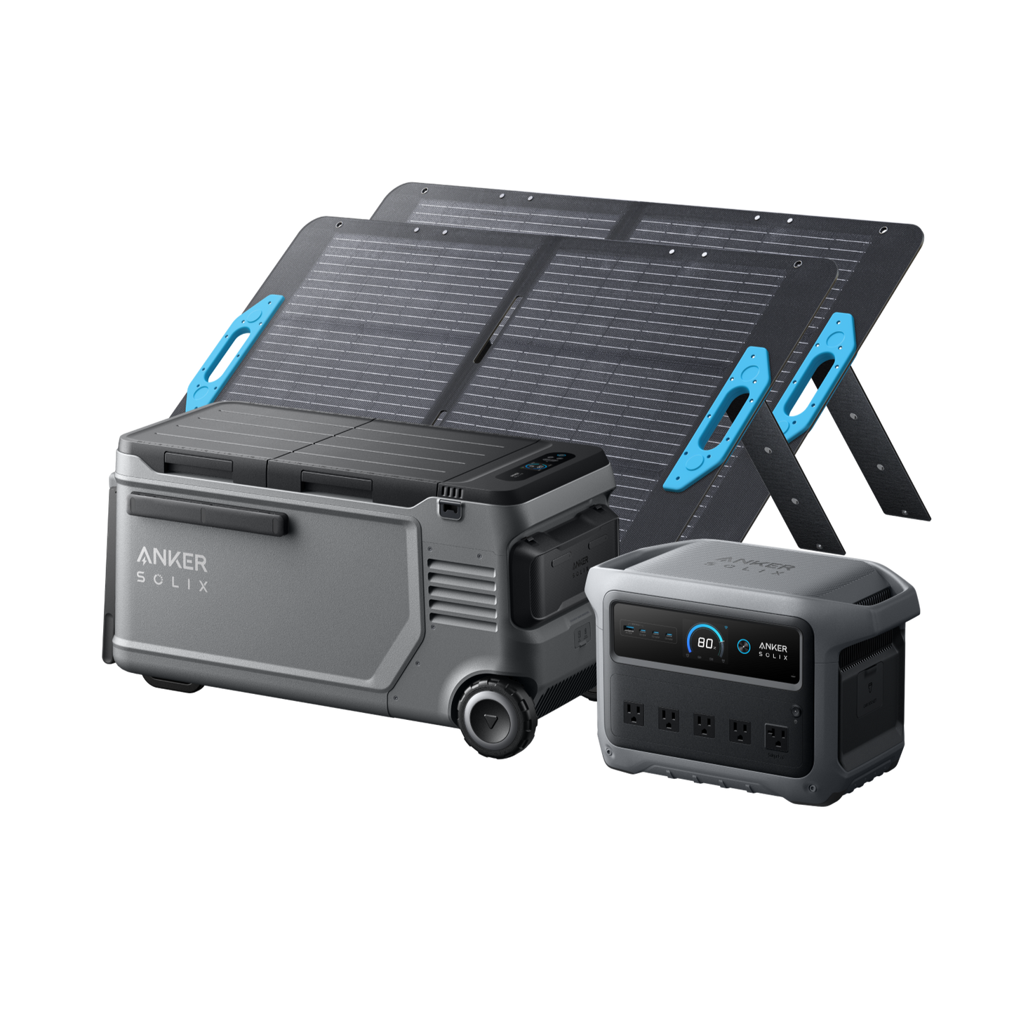 Anker SOLIX C1000 Gen 2 + EverFrost 2 58L Electric Cooler - B
