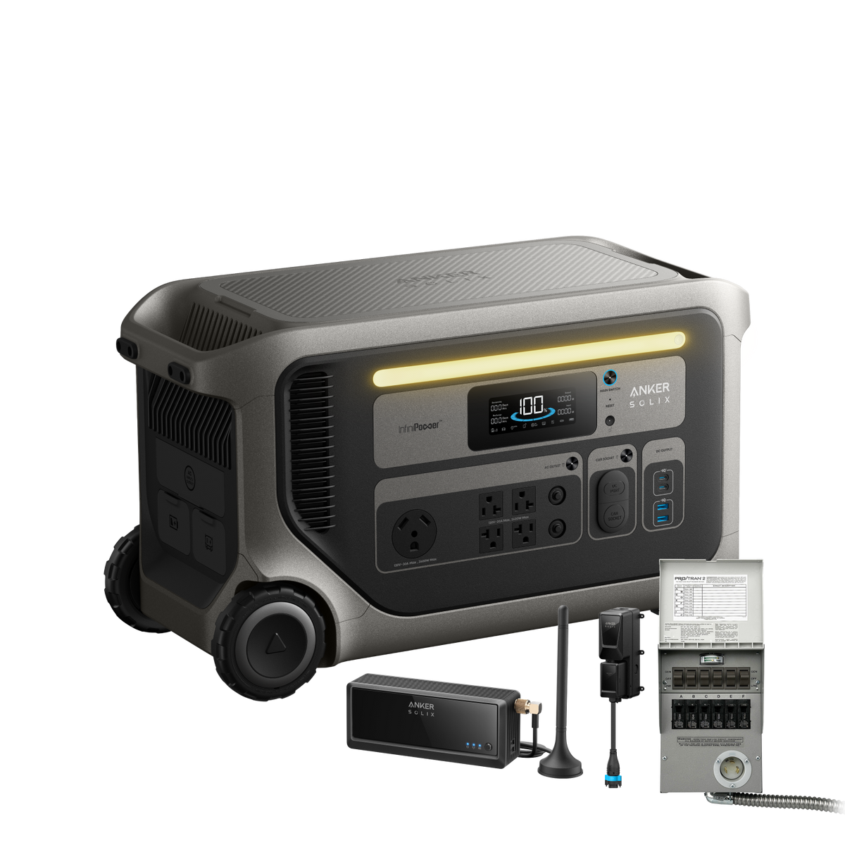Anker SOLIX F3000 + Power Saver Kit + Transfer Switch