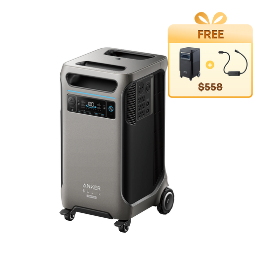 Anker SOLIX F3800 Plus + Free Protective Cover + Free 240V Bypass Charging Cable - Firework