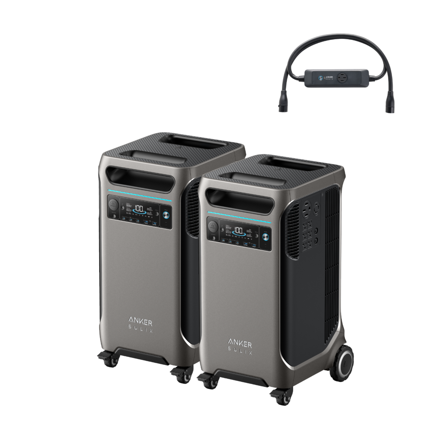 2× Anker SOLIX F3800 + Double Power Hub（oso）