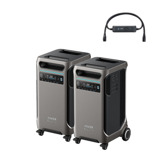2× Anker SOLIX F3800 + Double Power Hub（oso）