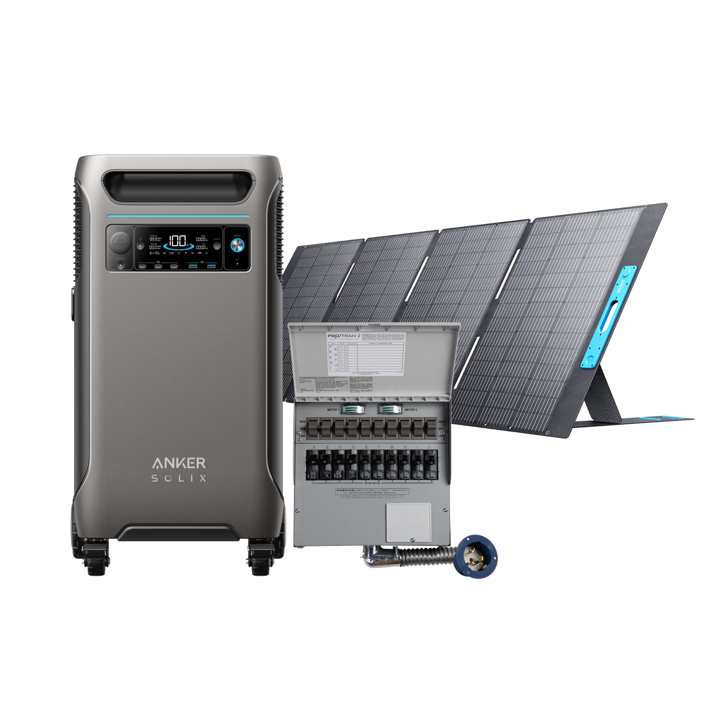 Subscriber Offer | Anker SOLIX F3800 + Home Backup Kit (Transfer switch+cable)