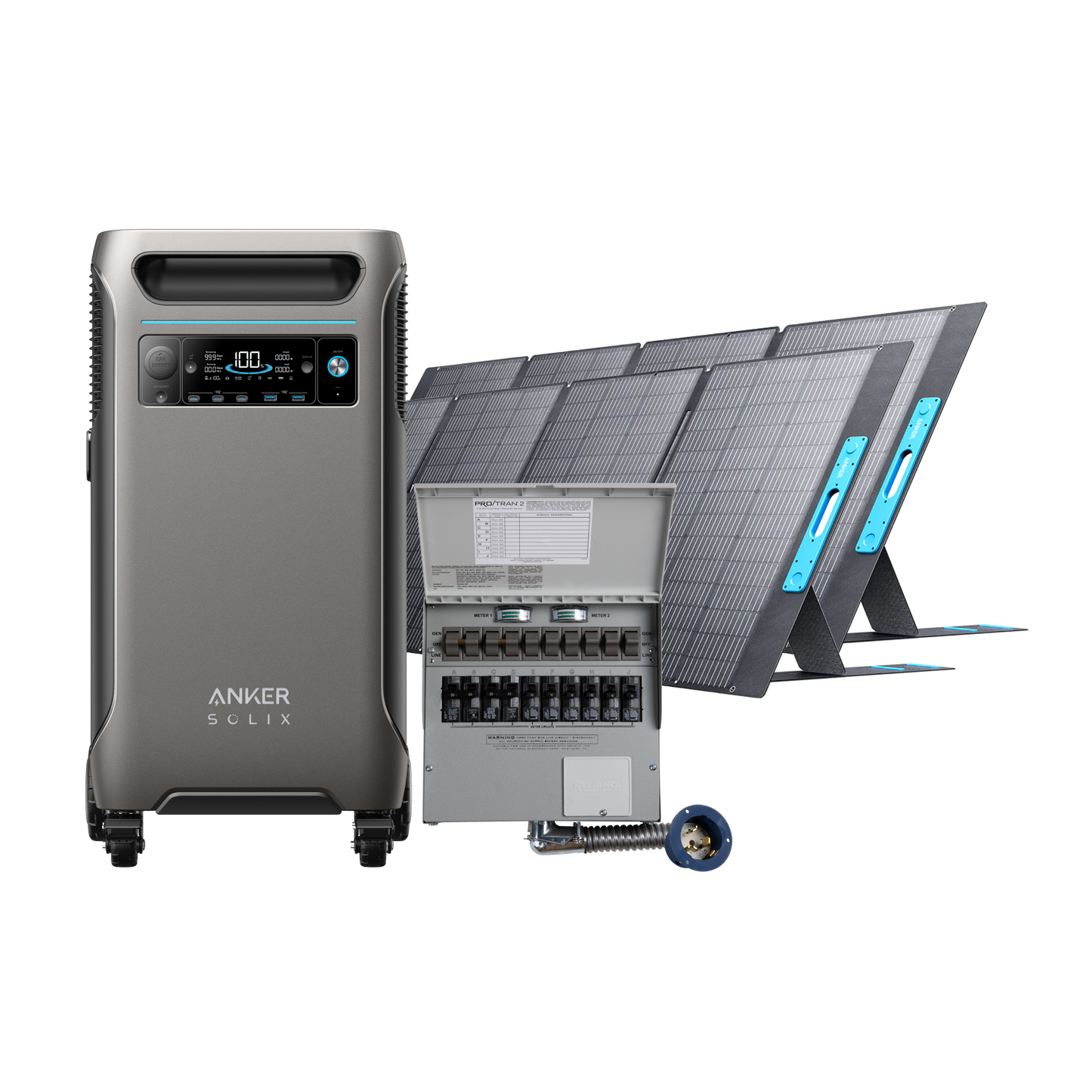 Subscriber Offer | Anker SOLIX F3800 + Home Backup Kit (Transfer switch+cable)