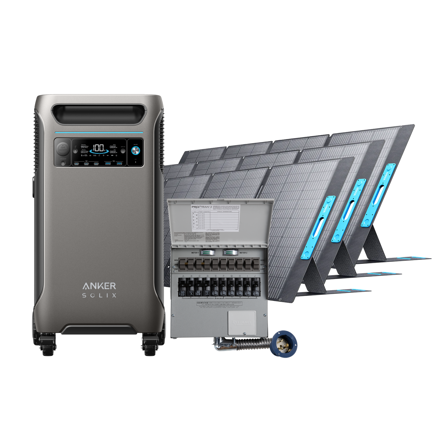Subscriber Offer | Anker SOLIX F3800 + Home Backup Kit (Transfer switch+cable)