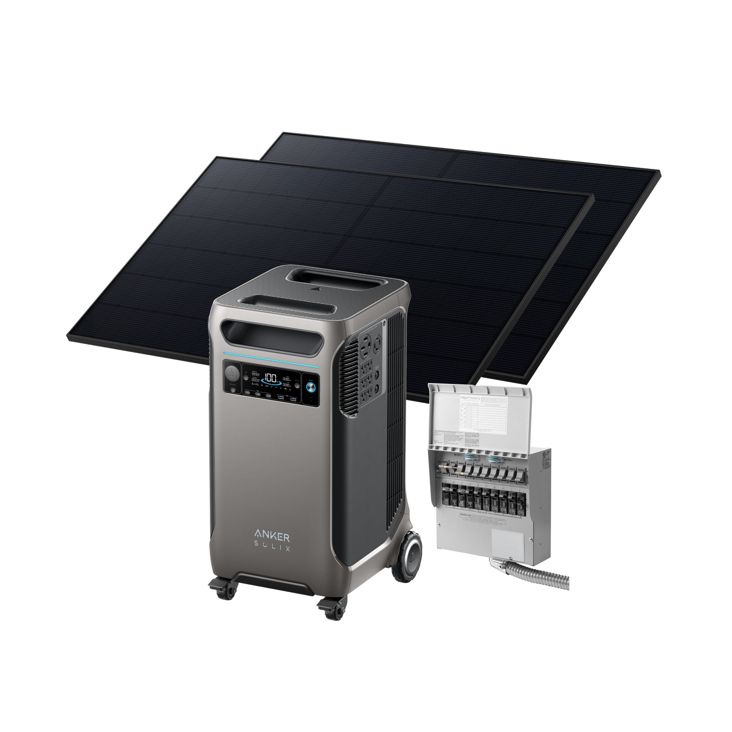 Anker SOLIX F3800 + 10-Circuit Manual Transfer Switch