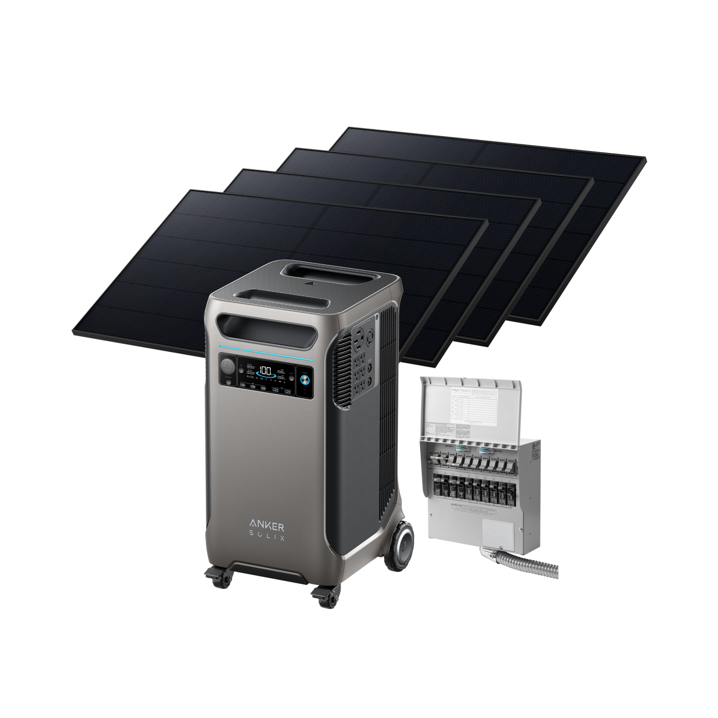 Anker SOLIX F3800 + 10-Circuit Manual Transfer Switch