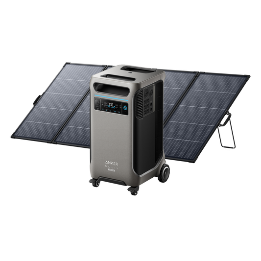 Anker SOLIX F3800 Plus with 400W Bifacial Solar Panel