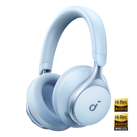 soundcore top over-ear headphones with Hi-Res Audio certificationevent: ping