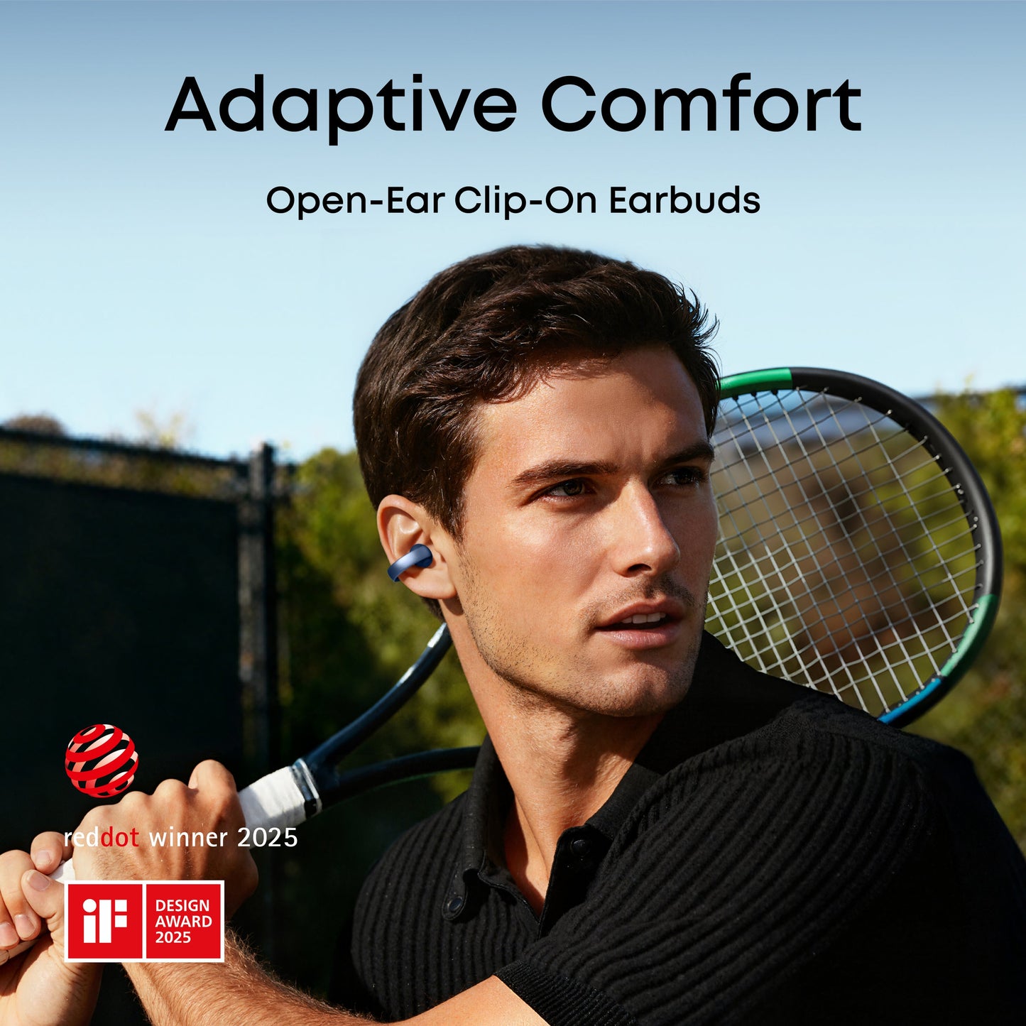 soundcore AeroClip | Open-Ear Clip-On Earbuds with Adaptive Comfort