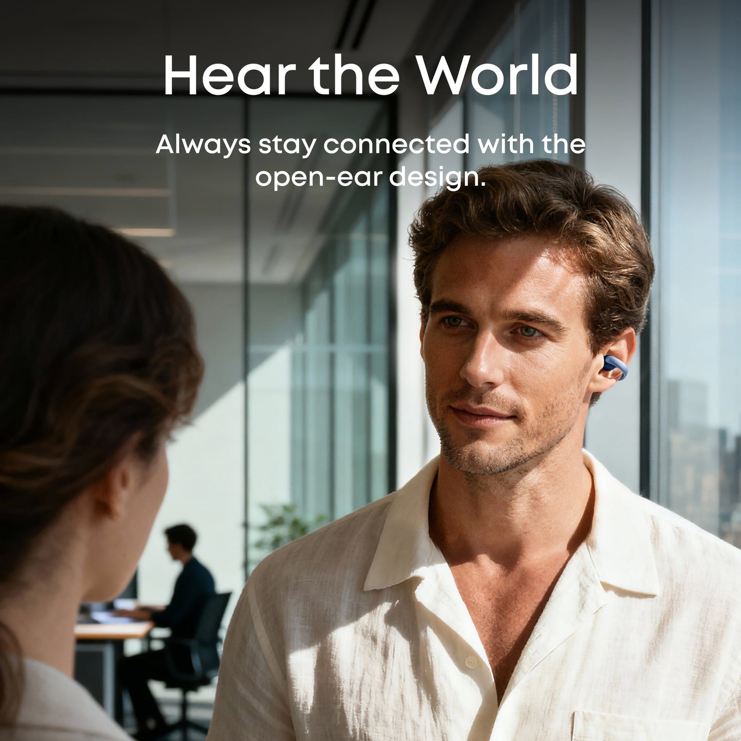 soundcore AeroClip | Open-Ear Clip-On Earbuds with Adaptive Comfort