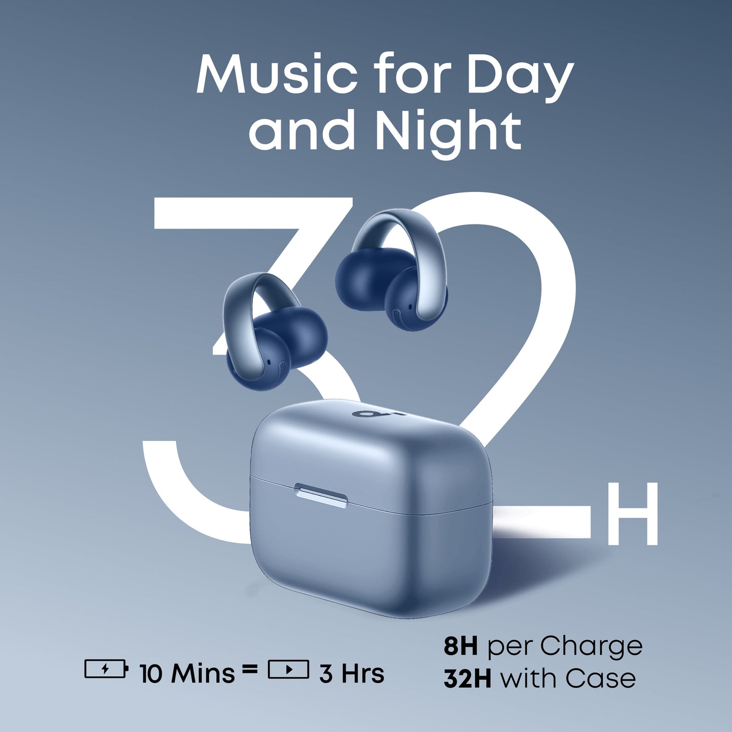 soundcore AeroClip | Open-Ear Clip-On Earbuds with Adaptive Comfort