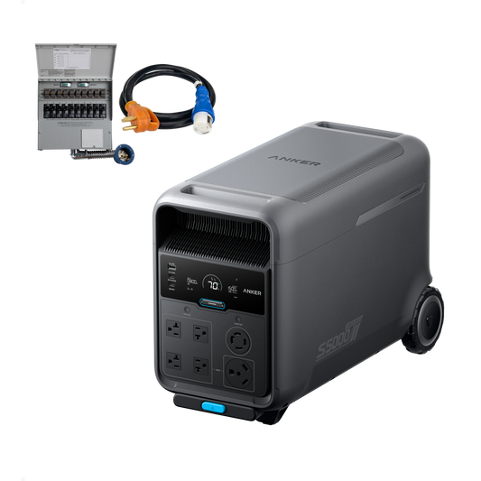 Anker SOLIX S5000 + Transfer Switch