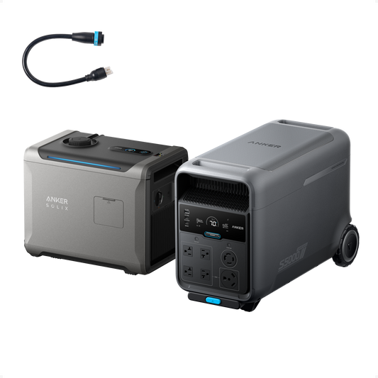 Anker SOLIX S5000 + Smart Generator + Generator Input Adapter