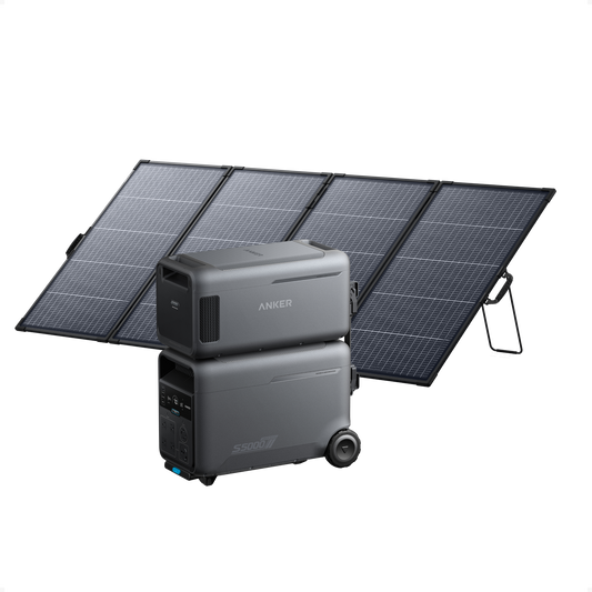 Anker SOLIX S5000 + Expansion Battery + 400W Solar Panel