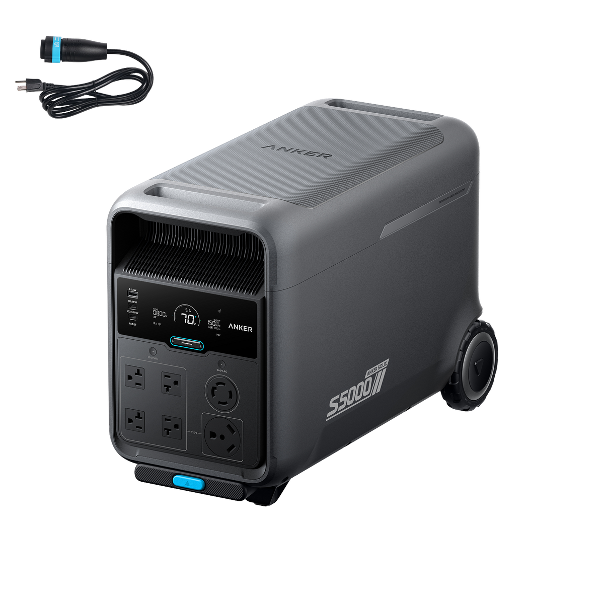 Anker SOLIX S5000 + 240V Fast Charging Cable - Subscriber