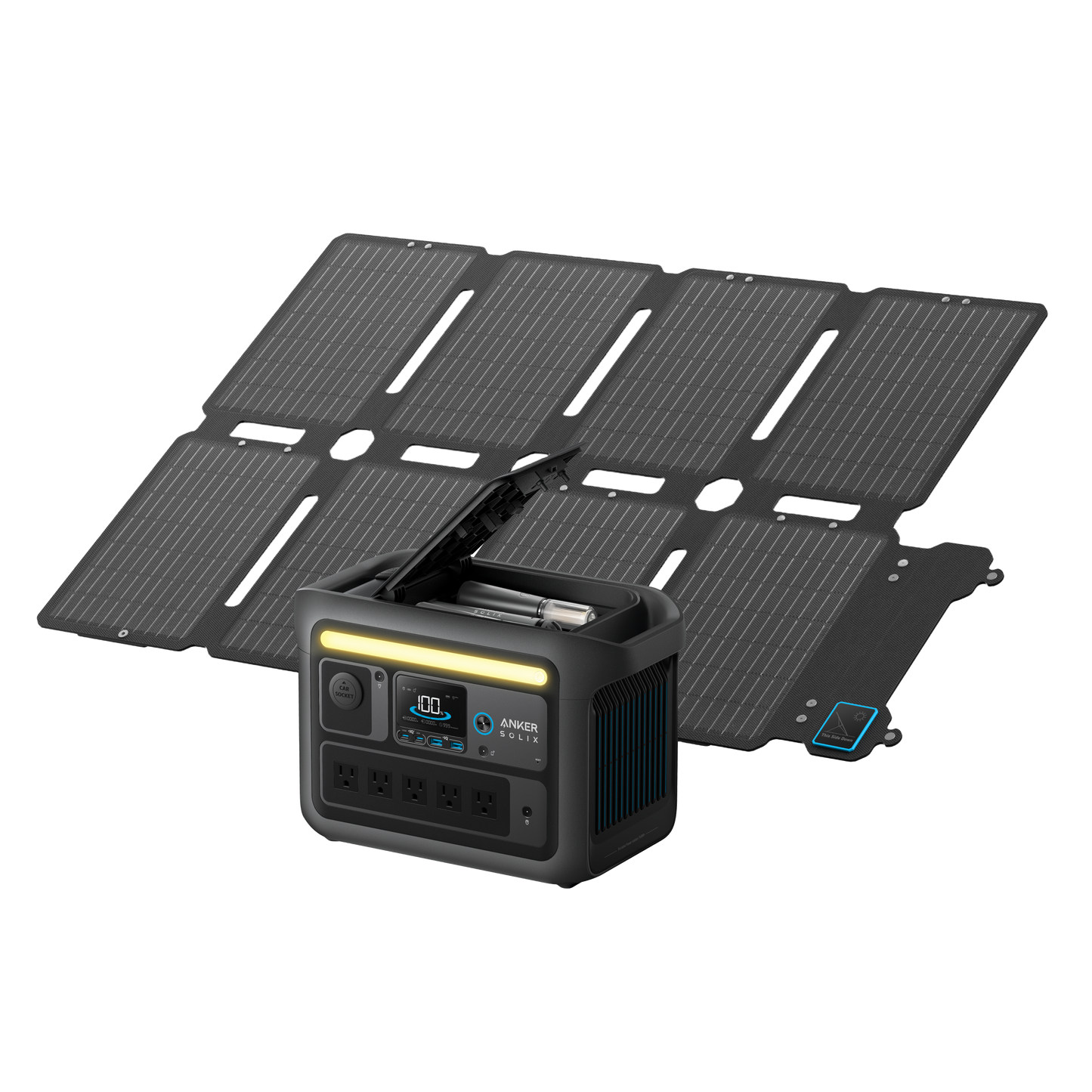 Anker SOLIX C800X + 100W Solar Panel