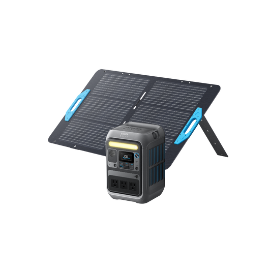 Anker SOLIX C300 Solar Generator + 100W Solar Panel